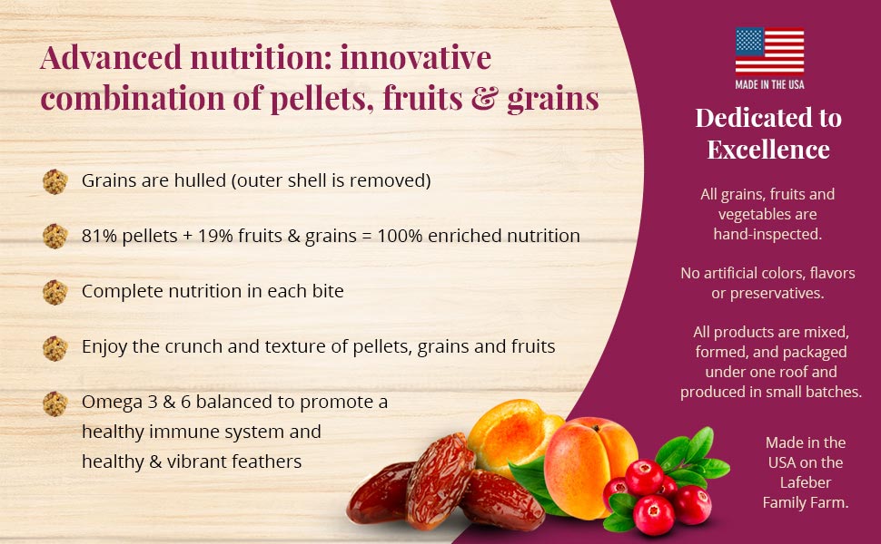 Pellet-Berries for Parrots 10 oz