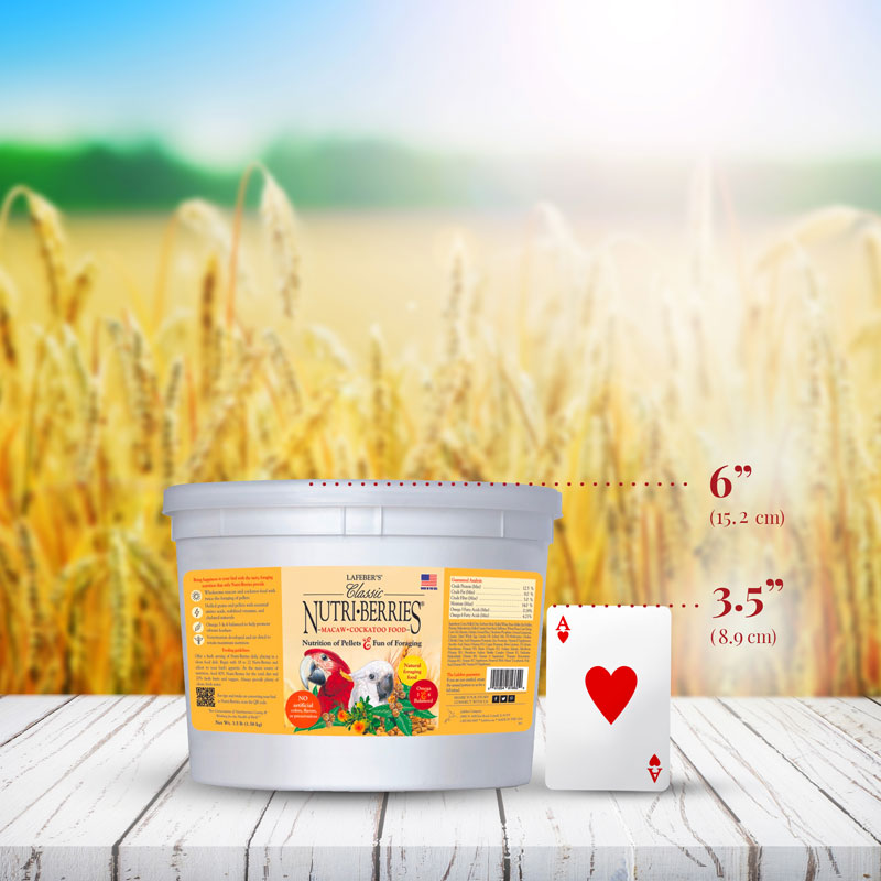 Macaw Classic Nutri-Berries 3.5 lb (1.59 kg)