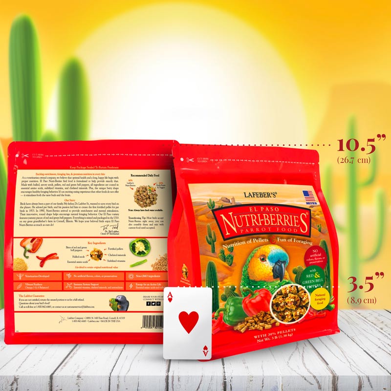 El Paso Nutri-Berries for Parrots 3 lb (1.36 kg)