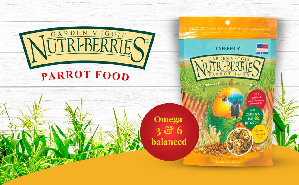Garden Veggie Nutri-Berries for Parrots 10 oz (284 g)