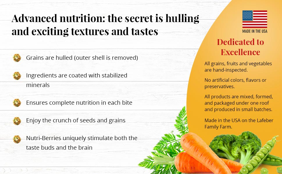 Garden Veggie Nutri-Berries for Parrots 10 oz (284 g)