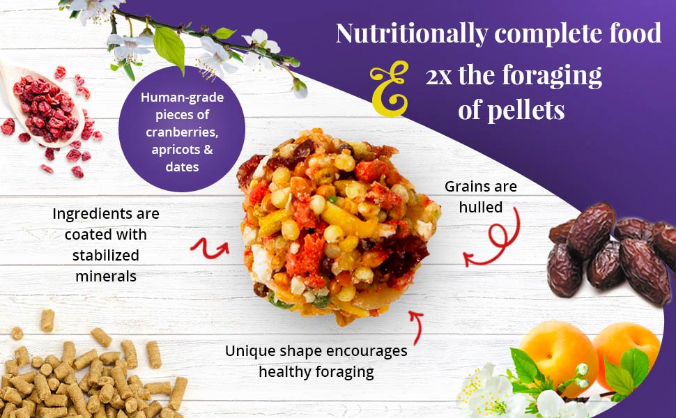 Sunny Orchard Nutri-Berries for Cockatiels 10 oz (284 g)