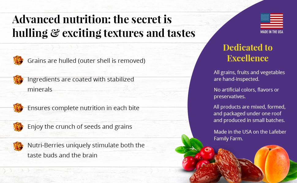 Sunny Orchard Nutri-Berries for Parrots 3 lb (1.36 kg)