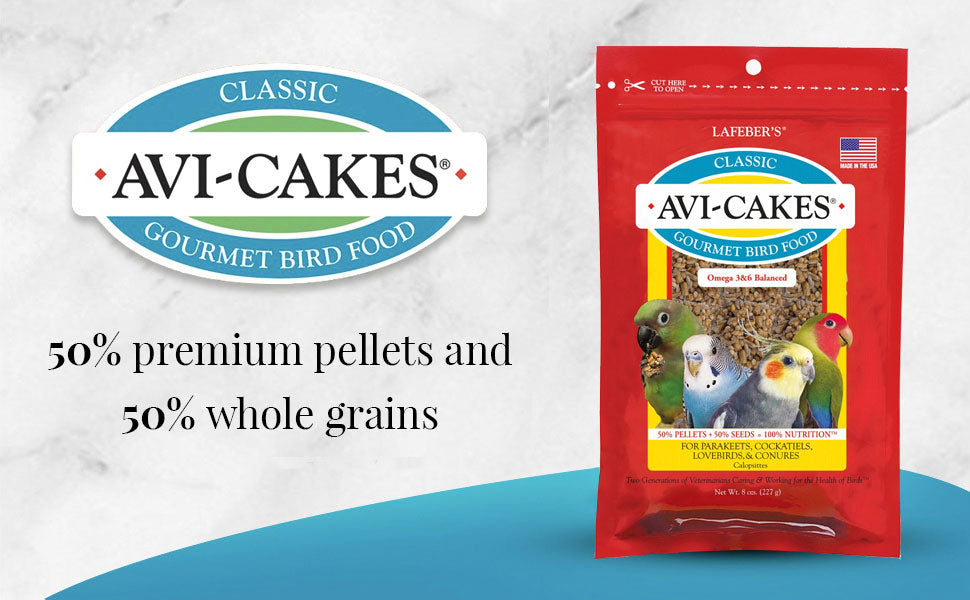 Classic Avi-Cakes for Small Birds 8 oz
