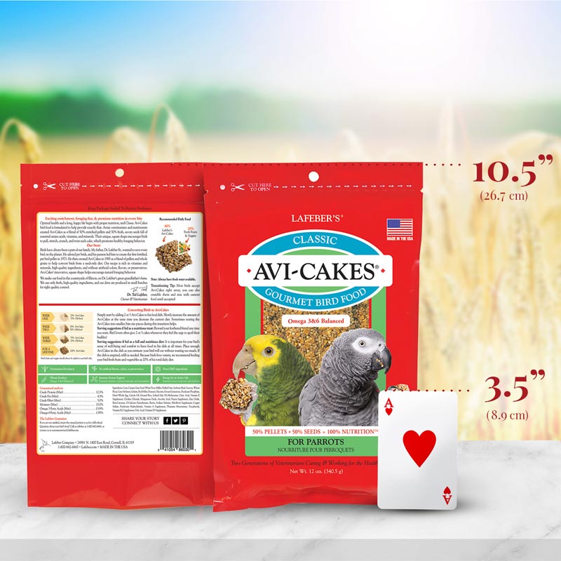 Classic Avi-Cakes for Parrot 12 oz