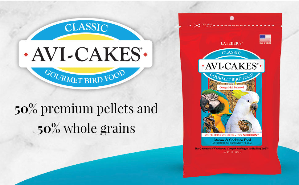 Classic Avi-Cakes for Macaw 16 oz
