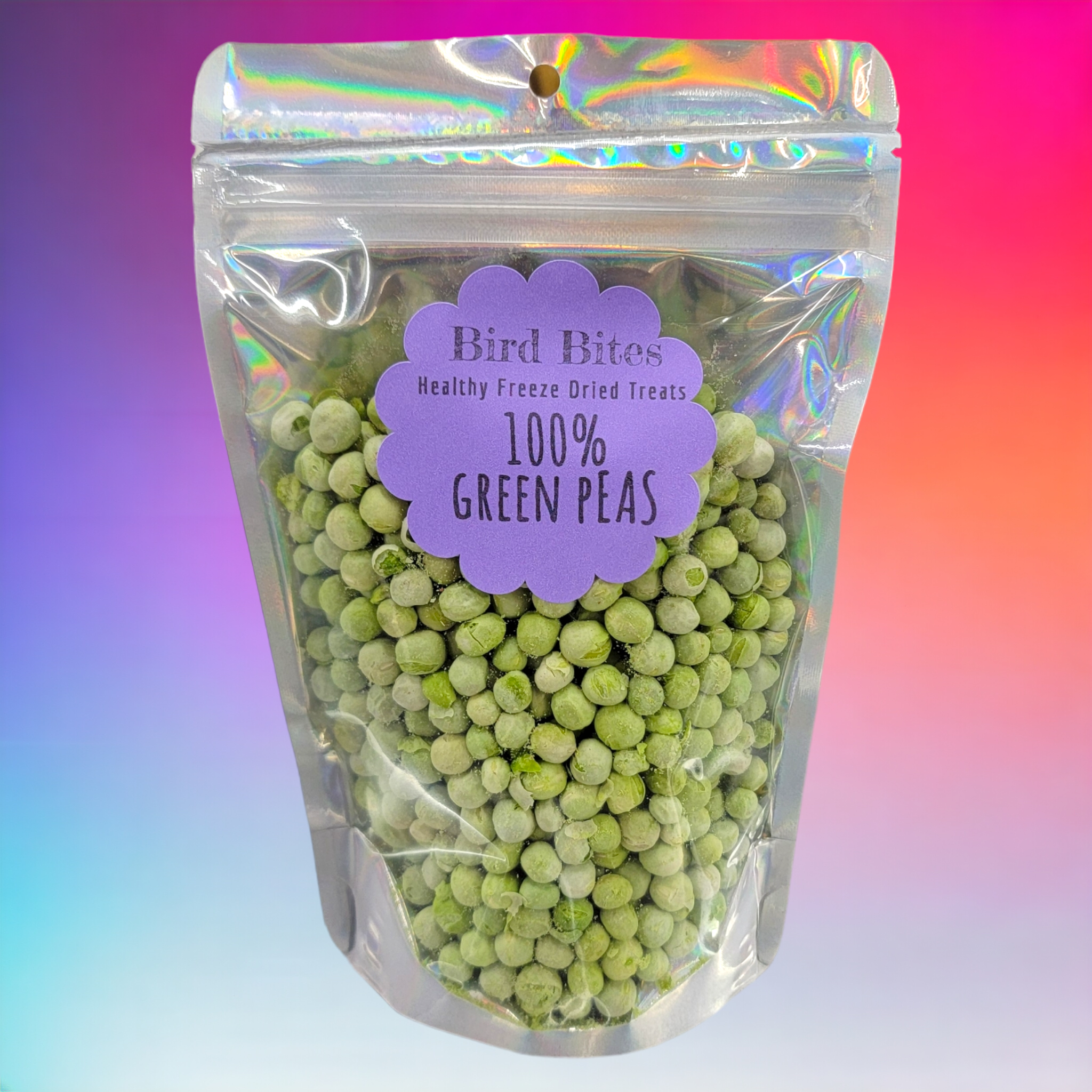 100% Peas - 1.5 Cups - Bird Bites Healthy Freeze Dried Treats