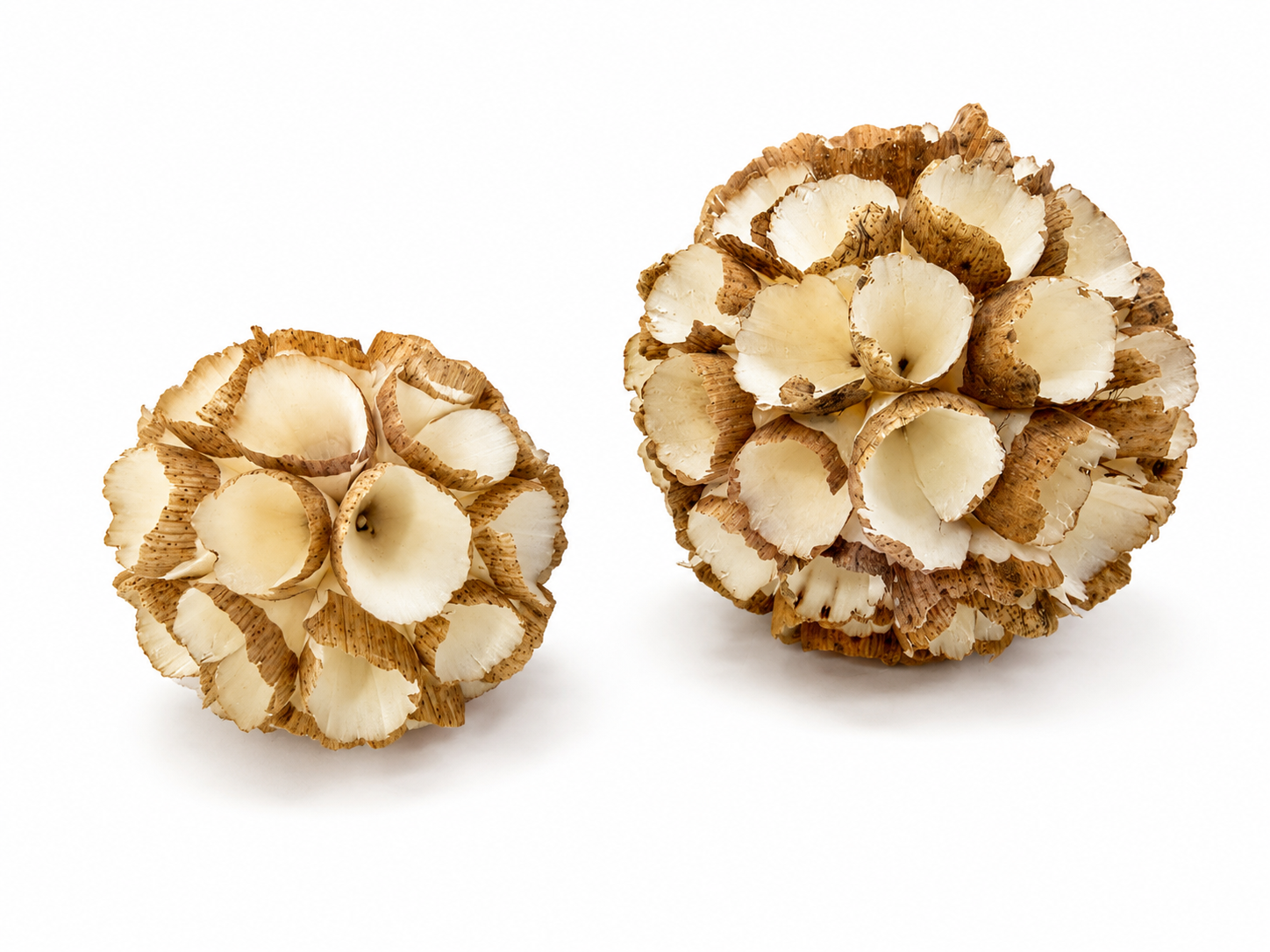3" Sola Crepe Balls w/Bark