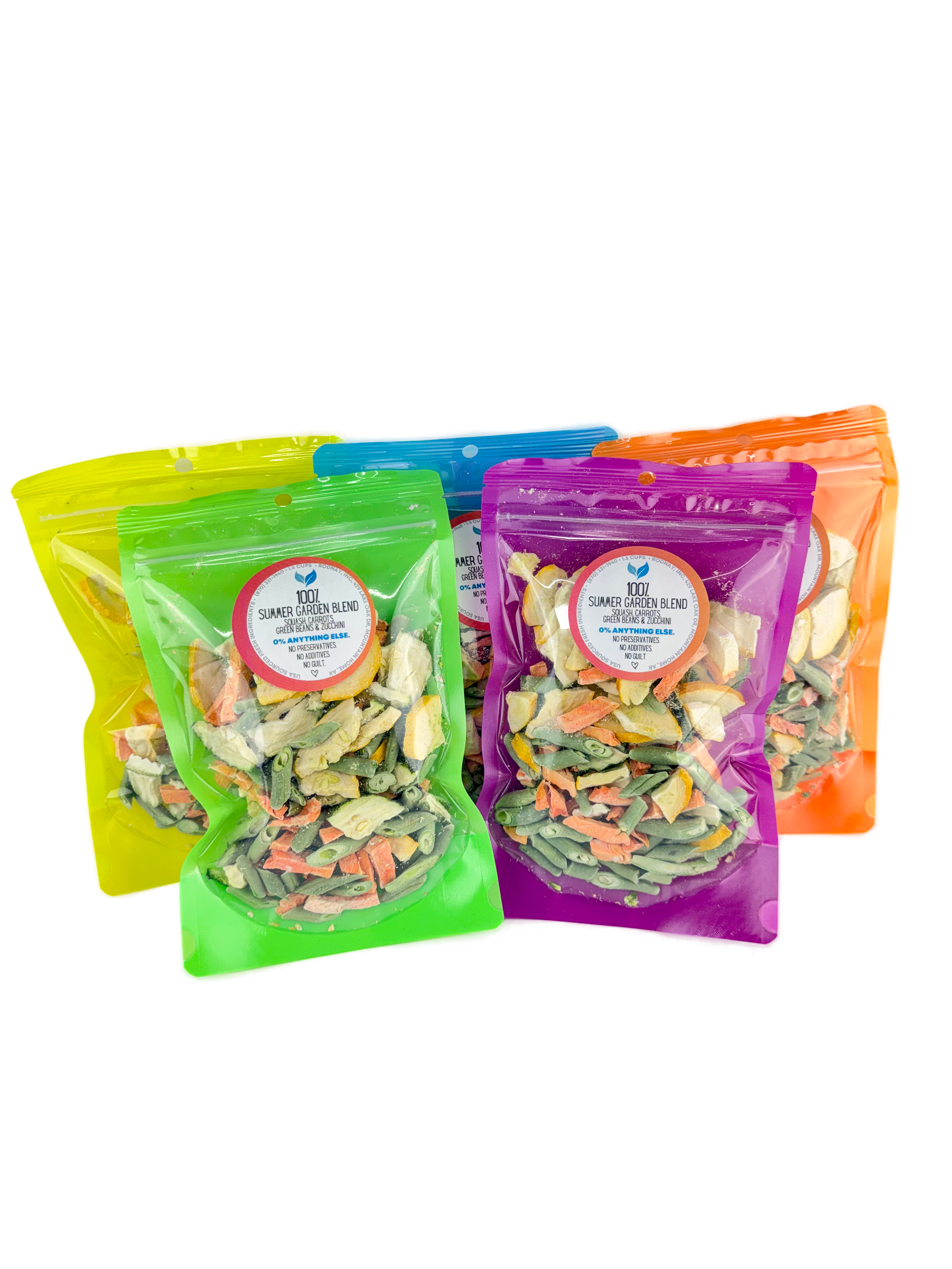 100% Summer Garden Blend - 1.5 Cups - Bird Bites Healthy Freeze Dried Treats