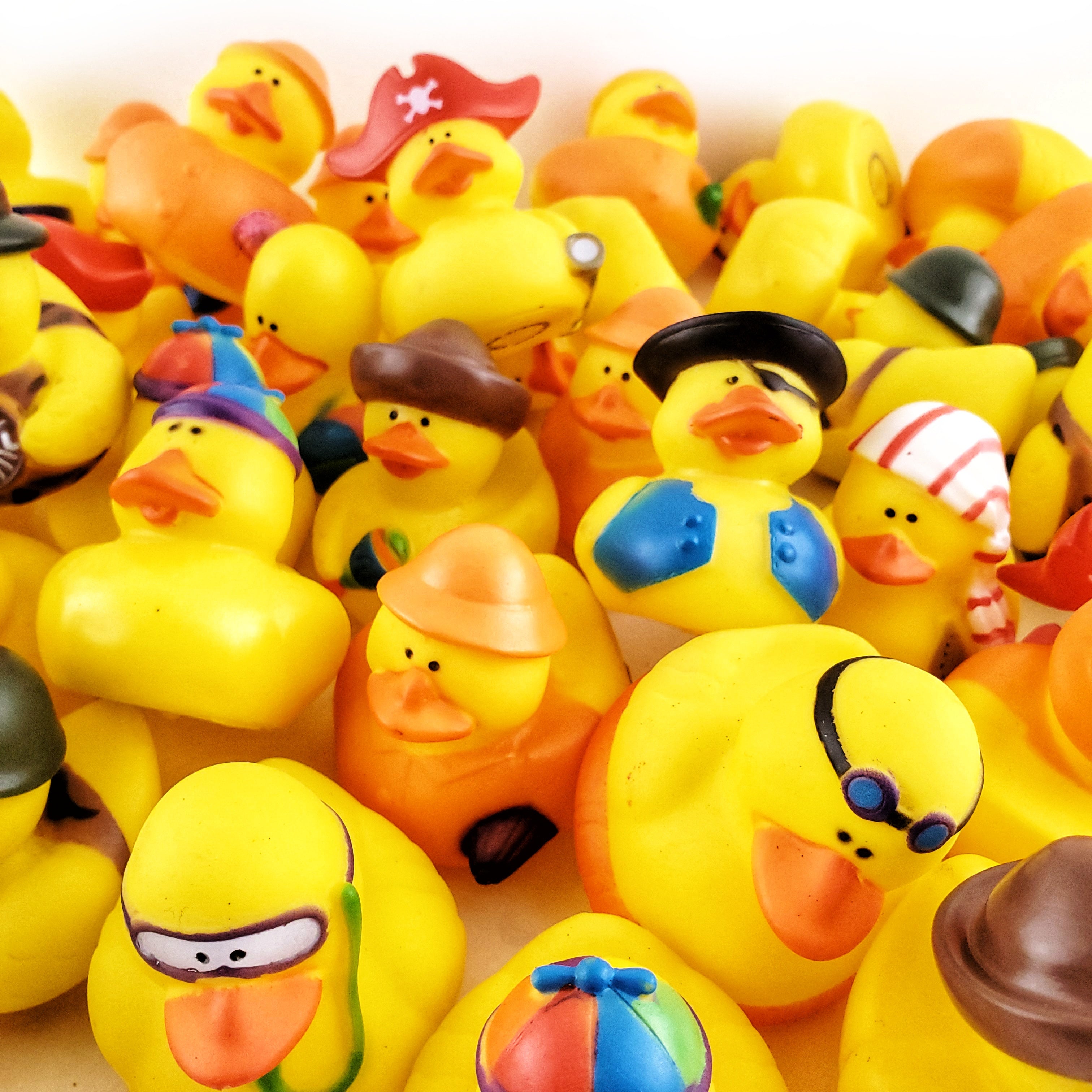Fun Character Rubber Ducks - 3 Pack
