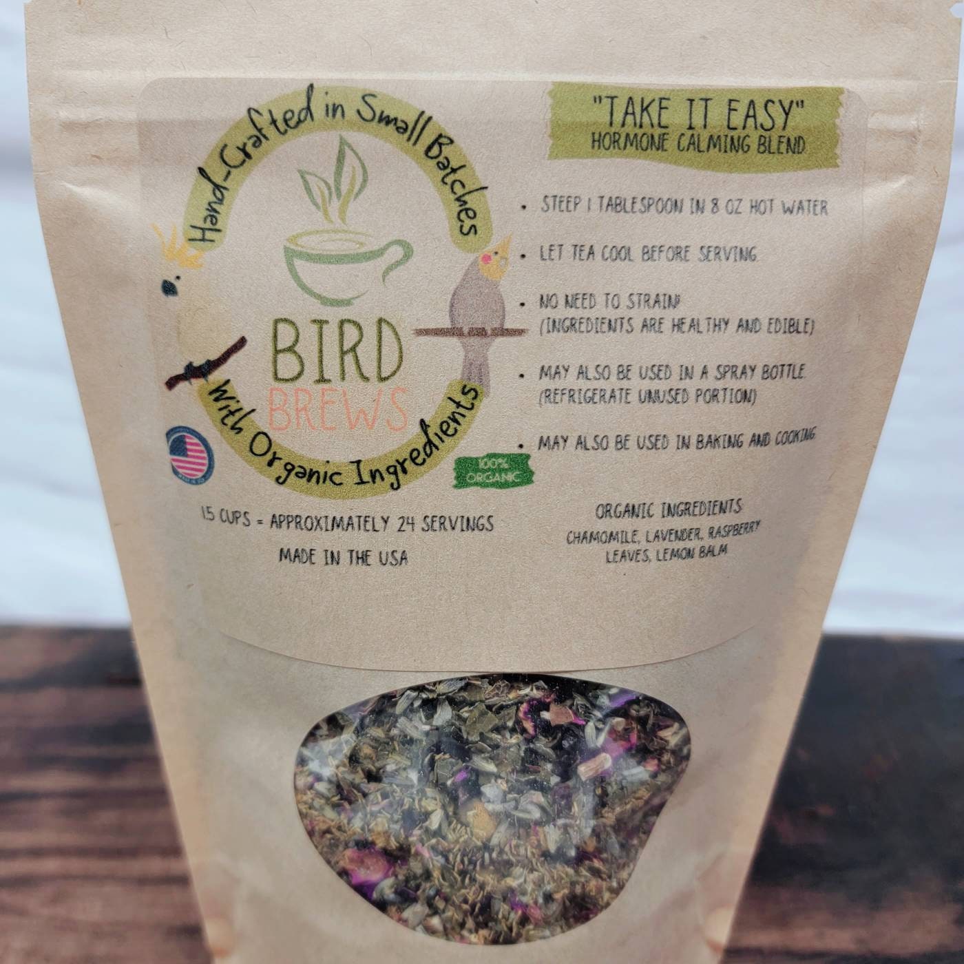 Bird Brews | Avian Tea Blend for Parrots | 3 Flavors to Choose From