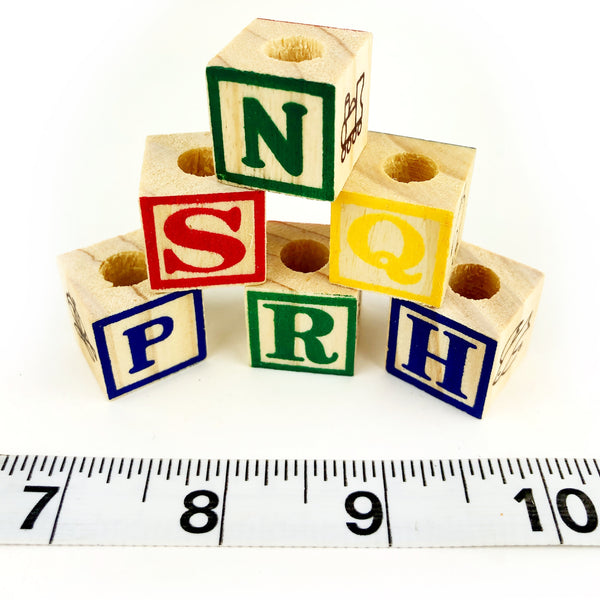 Miniature alphabet blocks outlet